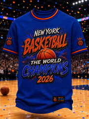 Men's Classic Basketball Fan Graphic Short Sleeve T-shirt gracestitchs