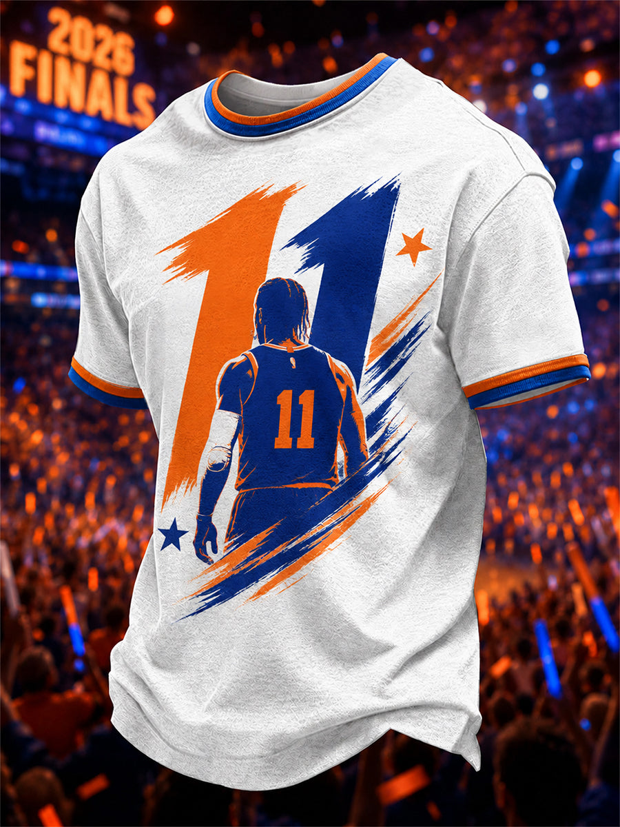 Men's Gift For Basketball Fans Print Casual Tee gracestitchs