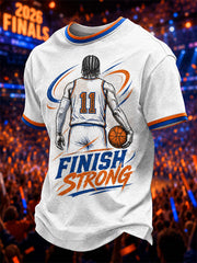 Men's Gift For Basketball Fans Print Casual Tee gracestitchs