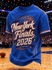 Men's New York Finals 2026 Printed T-shirt gracestitchs