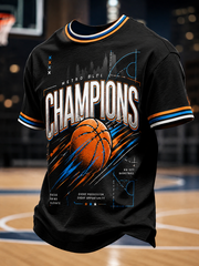 Men's New Yourk Champions Printed short sleeves t-shirt gracestitchs