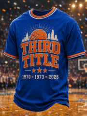 Men's New York 2026 Champions Print T-Shirt gracestitchs