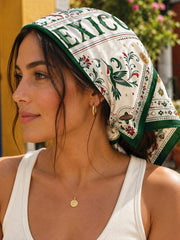 Unisex Mexico Football Lover Art Printed Bandana gracestitchs