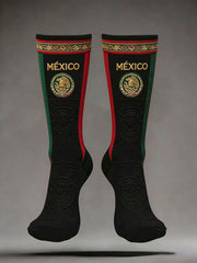 Unisex Mexico Football Lover Art Printed Socks gracestitchs