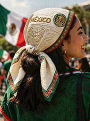 Unisex Mexico Football Lover Art Printed Bandana gracestitchs