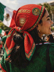Unisex Mexico Football Lover Art Printed Bandana gracestitchs