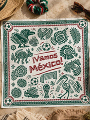 Unisex Mexico Football Lover Art Printed Bandana gracestitchs