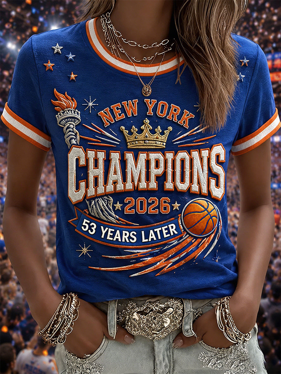 Women's Gift For Basketball Fans Print Casual Tee gracestitchs