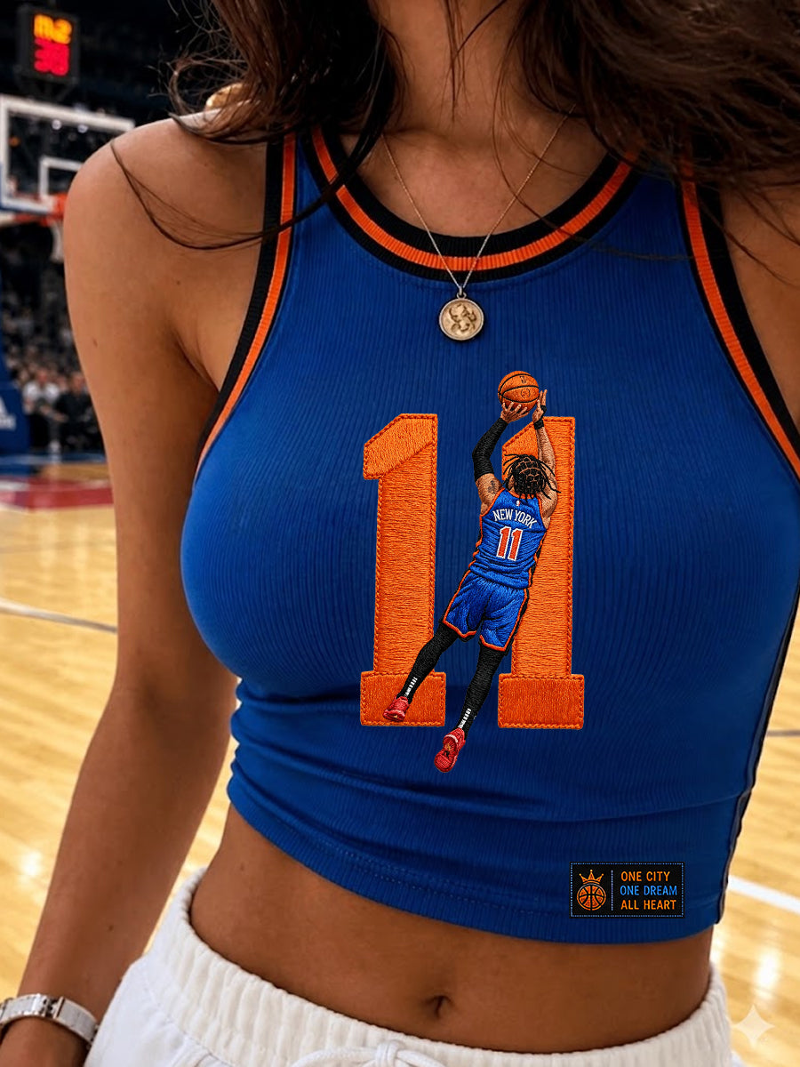Women's Classic Basketball Fan Graphic Print Casual Vest gracestitchs