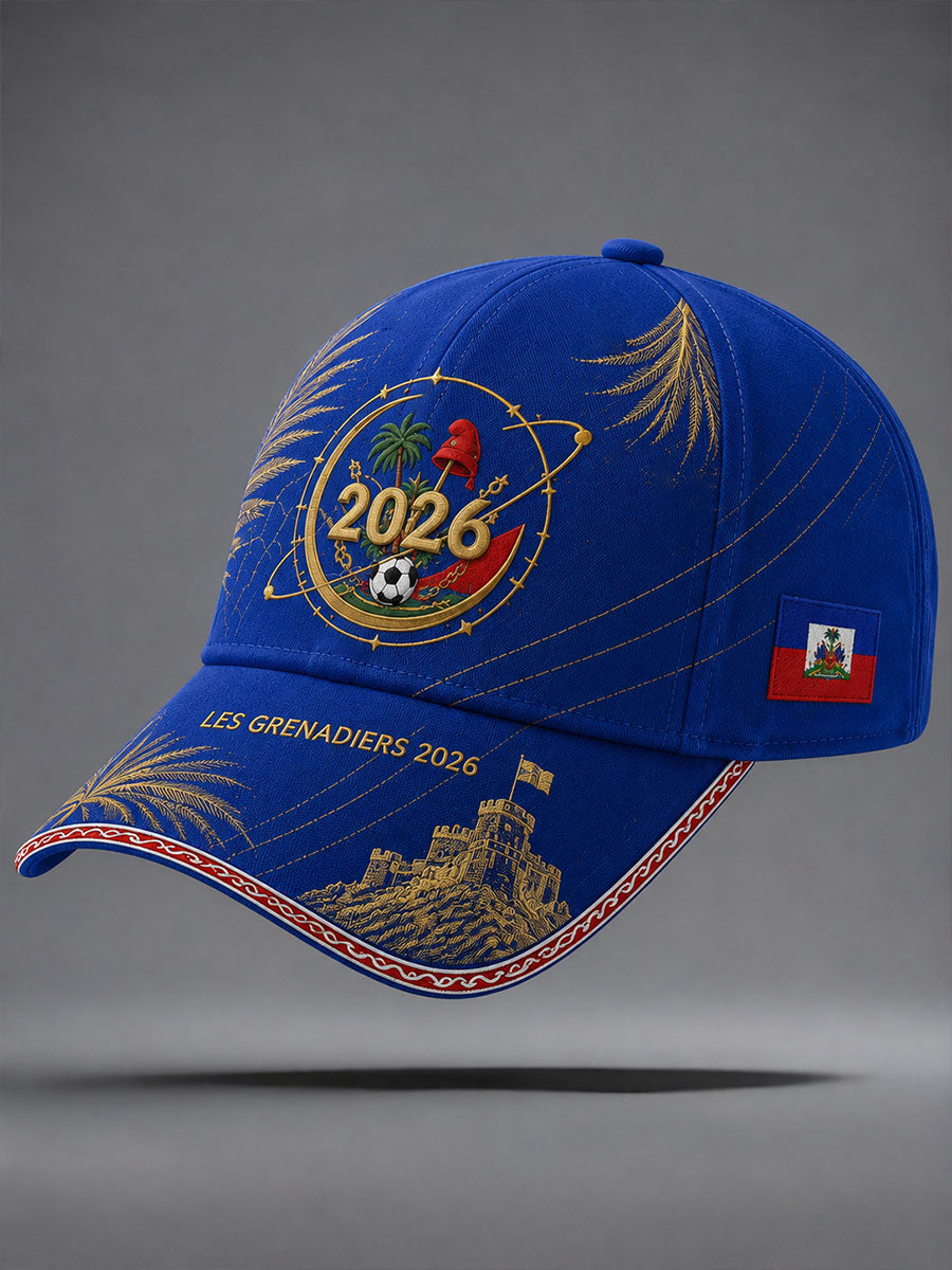 2026 Haiti Football Casual Unisex  Hat gracestitchs