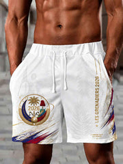 Men's 2026 Haiti Football Casual Shorts