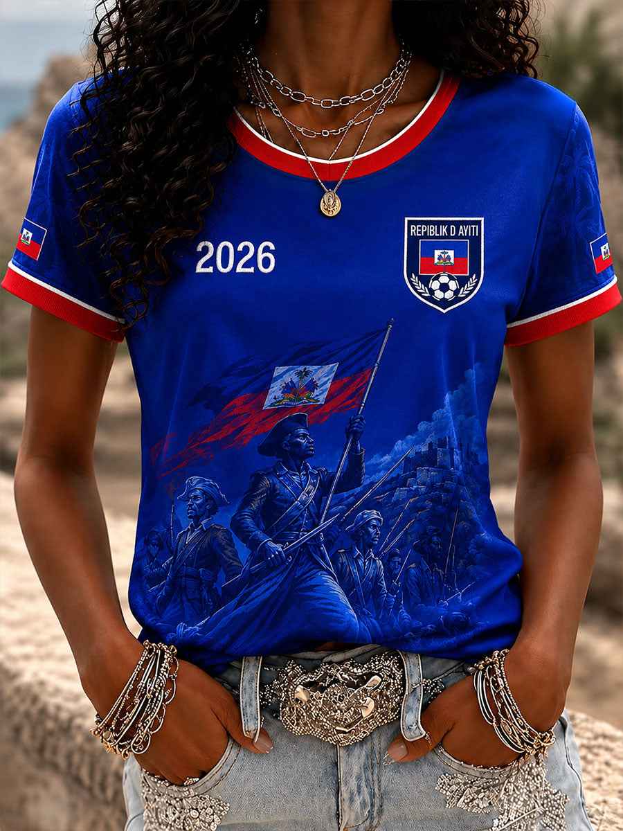 Women's Haiti Soccer T-Shirts