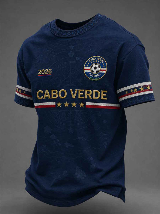 Men's Gift For Football Fans Print Casual Tee