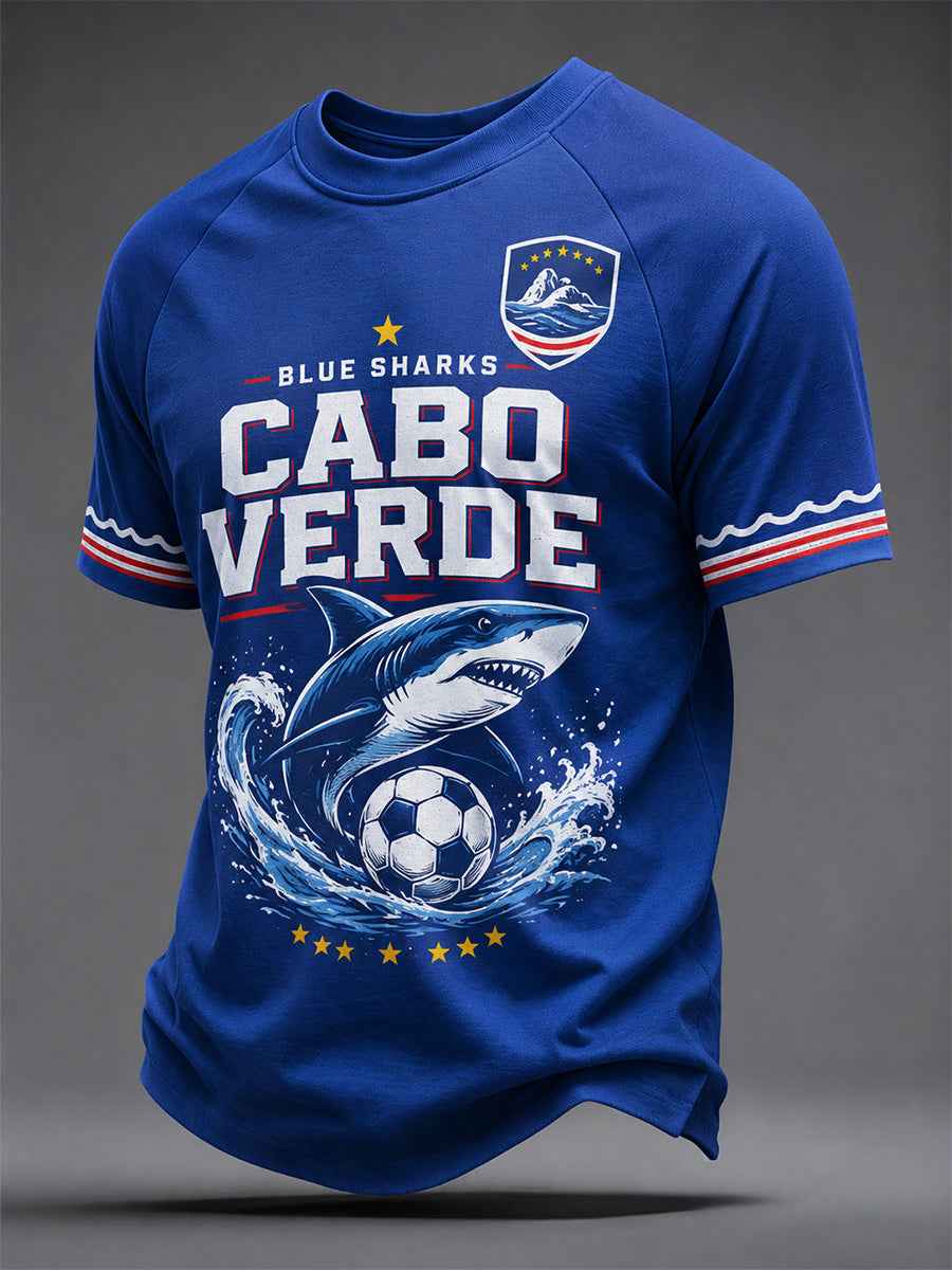 Men's Gift For Football Fans Print Casual Tee