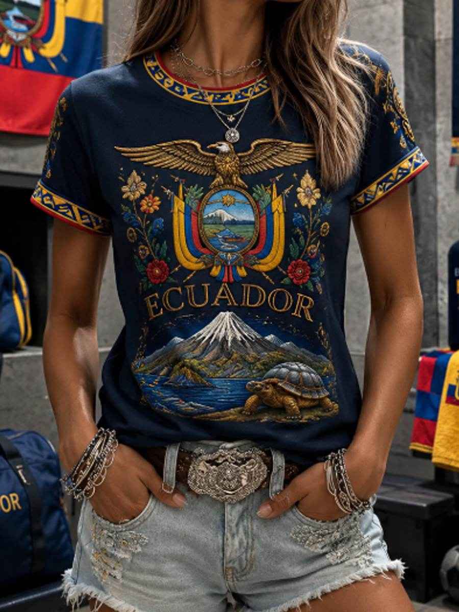 Women's short-sleeved T-shirt