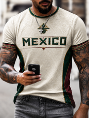 Men's Mexico Printed short sleeves t-shirt gracestitchs