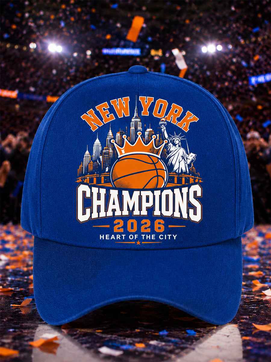 Unisex New York Basketball Champions Celebration Hat
