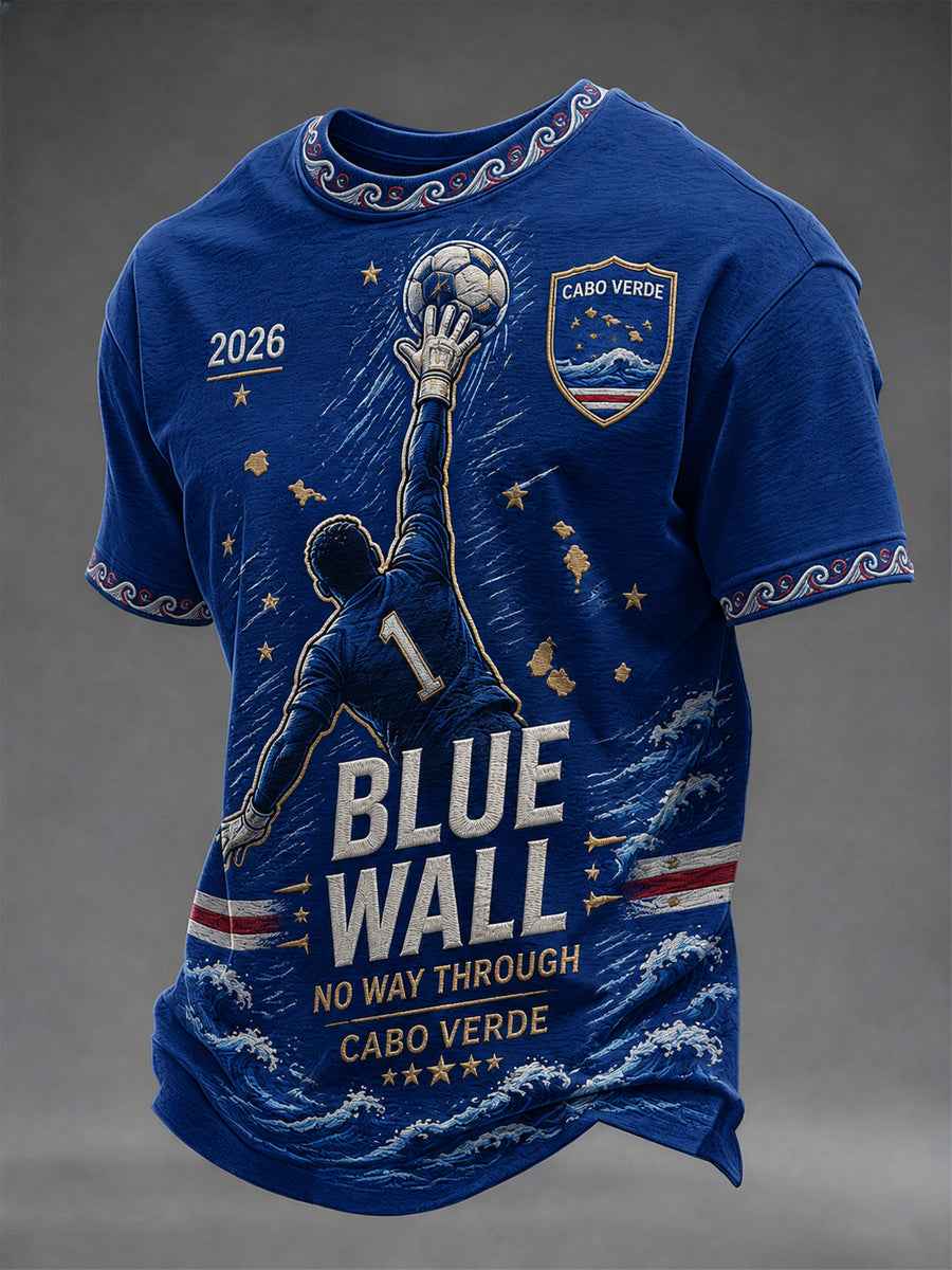 Men's Gift For Football Fans Print Casual Tee