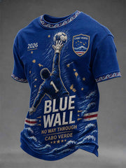 Men's Gift For Football Fans Print Casual Tee