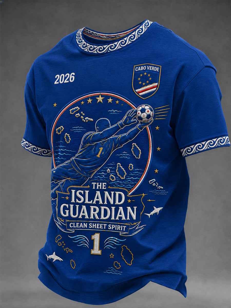 Men's Gift For Football Fans Print Casual Tee