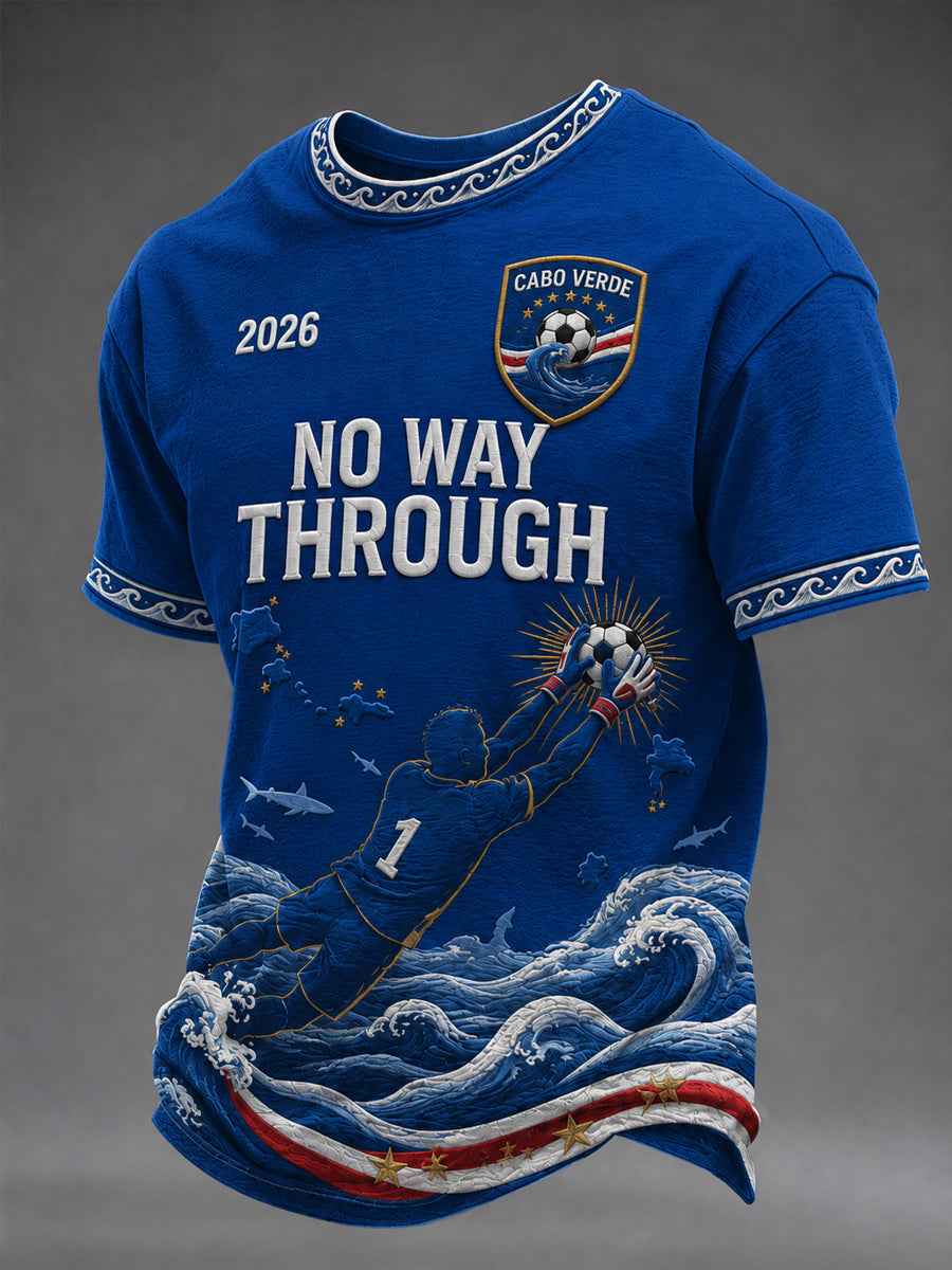 Men's Gift For Football Fans Print Casual Tee