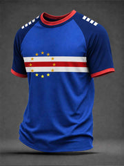 Men's Gift For Football Fans Print Casual Tee
