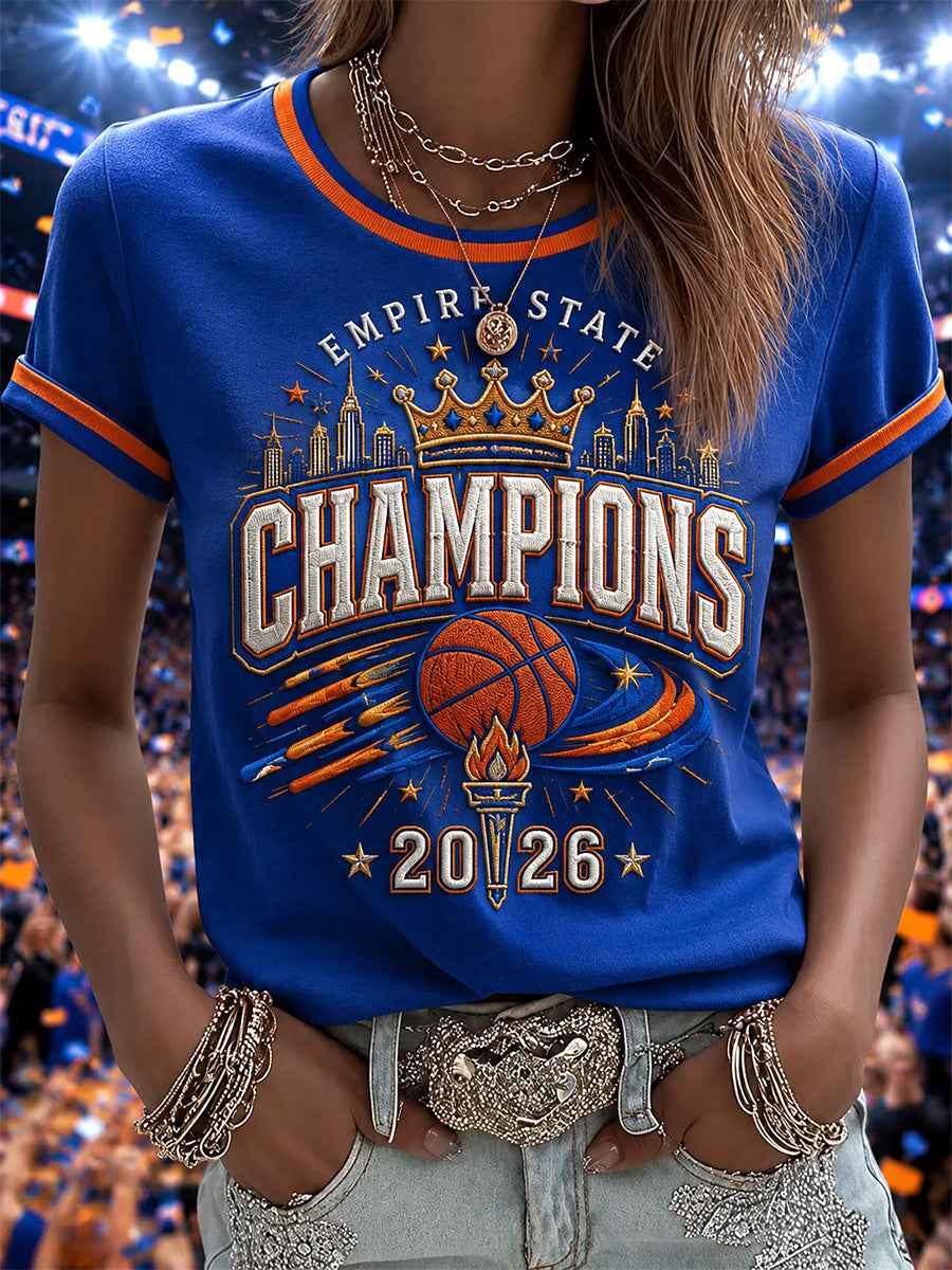 Women's Gift For Football Fans Print Casual Tee