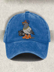 Unisex Basketball Pigeon Retro Cap