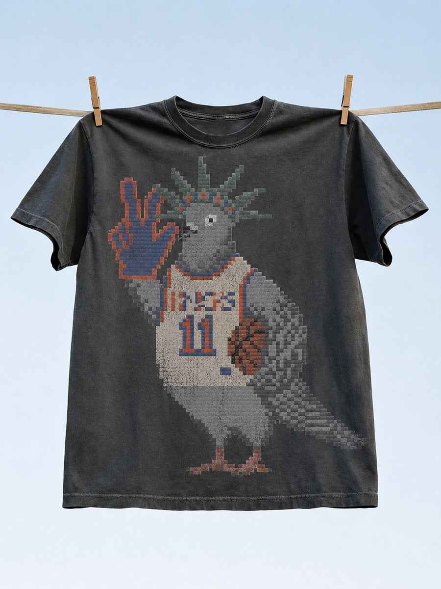 Men's Basketball Pigeon Retro T-shirt