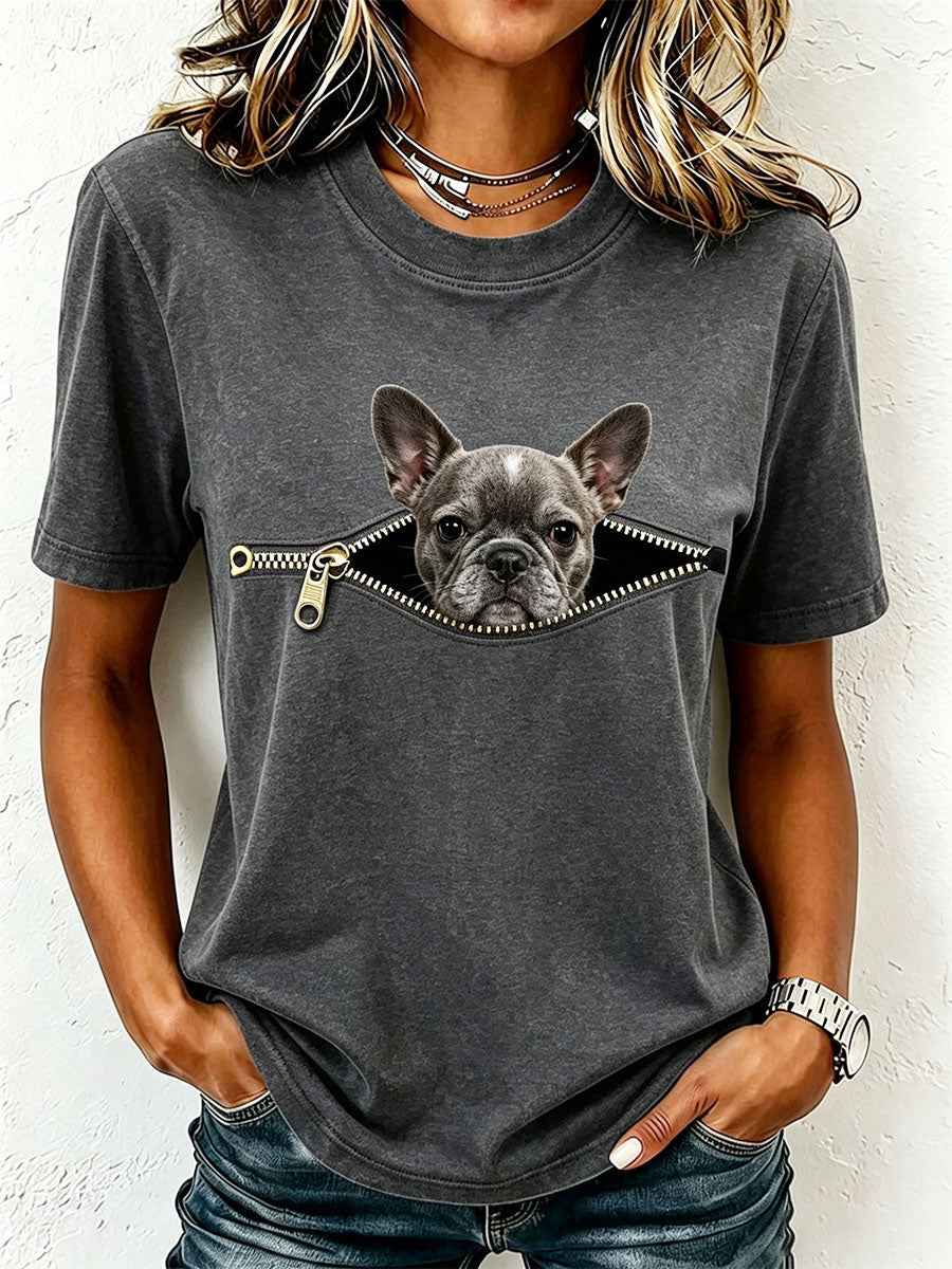 Women's Lovely French Bulldog T-Shirt