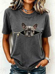 Women's Lovely French Bulldog T-Shirt