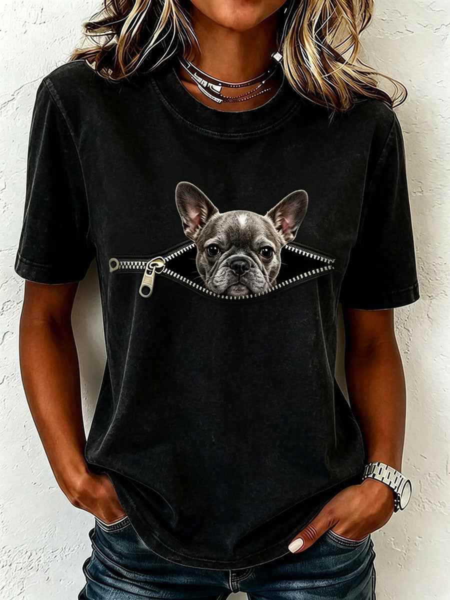 Women's Lovely French Bulldog T-Shirt