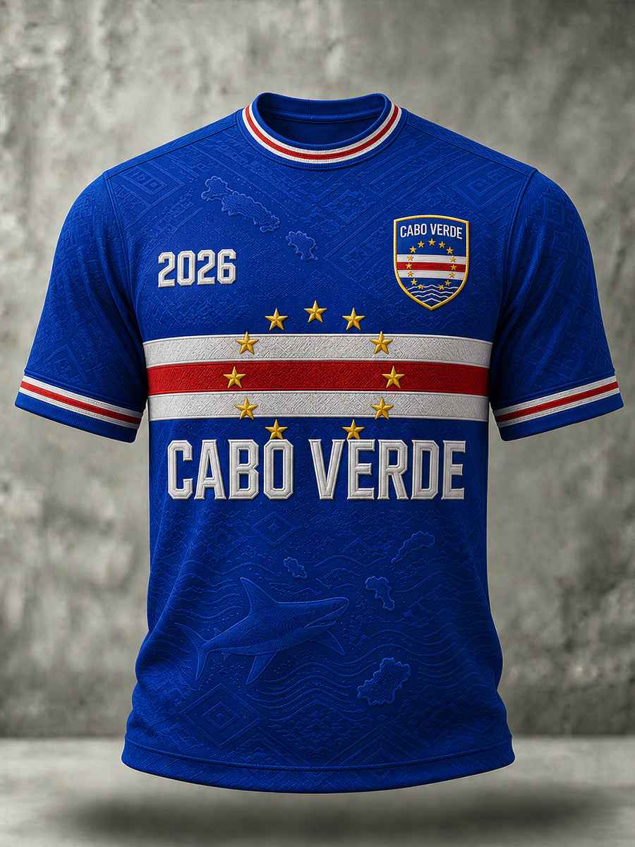 Men's Gift For Football Fans Print Casual Short Sleeve O-Neck T-shirt