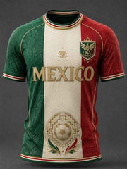 Men's Gift For Football Fans Print Casual Tee