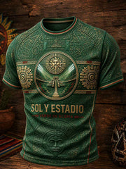 Men's Mexico Pride Art Printed T-shirt