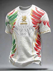Men's Mexico Pride Art Printed T-shirt