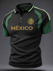Men's Mexico Pride Art Printed Casual Tops