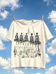 Men's Classic Basketball Fan Graphic T-shirt