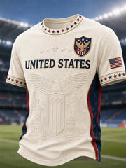 Men's Gift For Soccer Fans Print Casual Tee gracestitchs