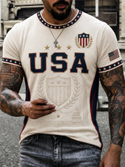 Men's Gift For Soccer Fans Print Casual Tee gracestitchs