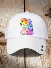 Unisex  Cute Dog And Cat Print Gift For Pet Lovers Hat