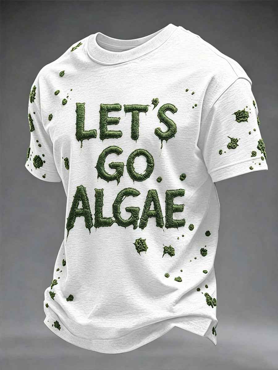 Men's Let's Go Algae  Short Sleeves T-shirt