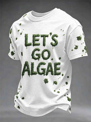 Men's Let's Go Algae  Short Sleeves T-shirt