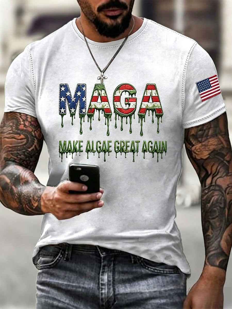 Men's Make Algae Grow Again Short-sleeved T-shirt