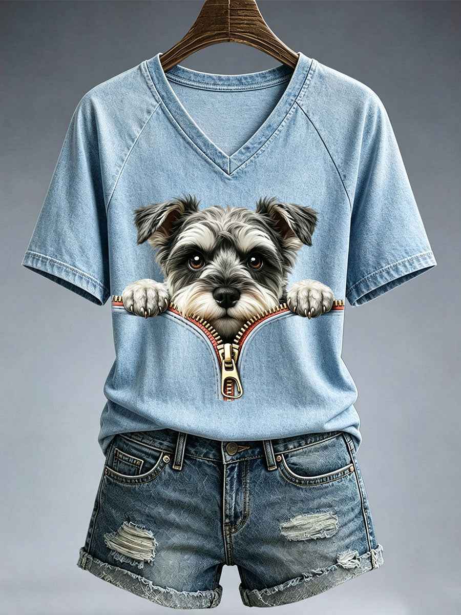 Women's Lovely Schnauzer T-Shirt