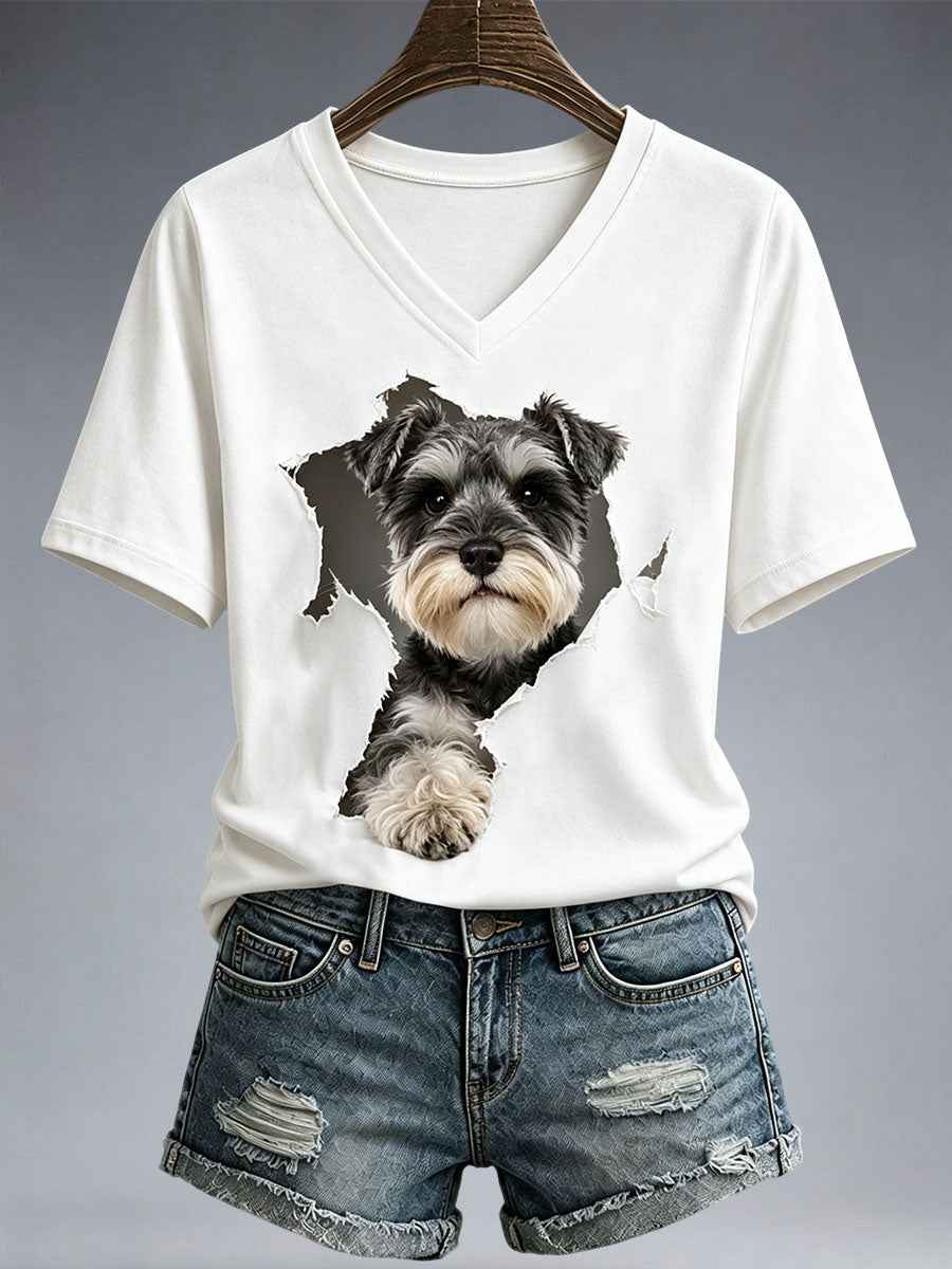 Women's Lovely Schnauzer T-Shirt