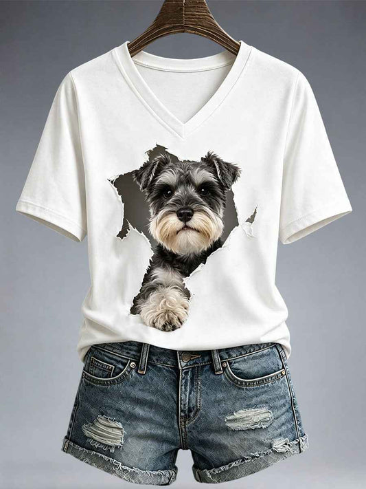 Women's Lovely Schnauzer T-Shirt