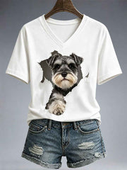Women's Lovely Schnauzer T-Shirt