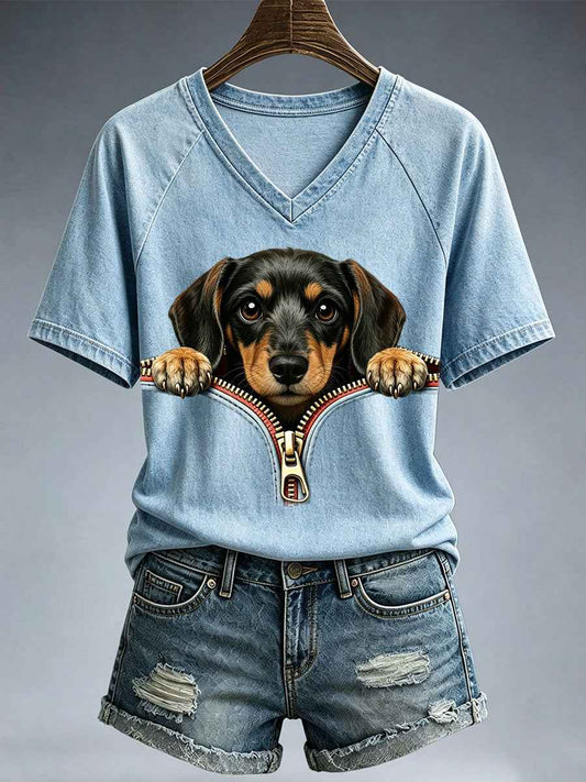 Women's Lovely Dachshund T-Shirt
