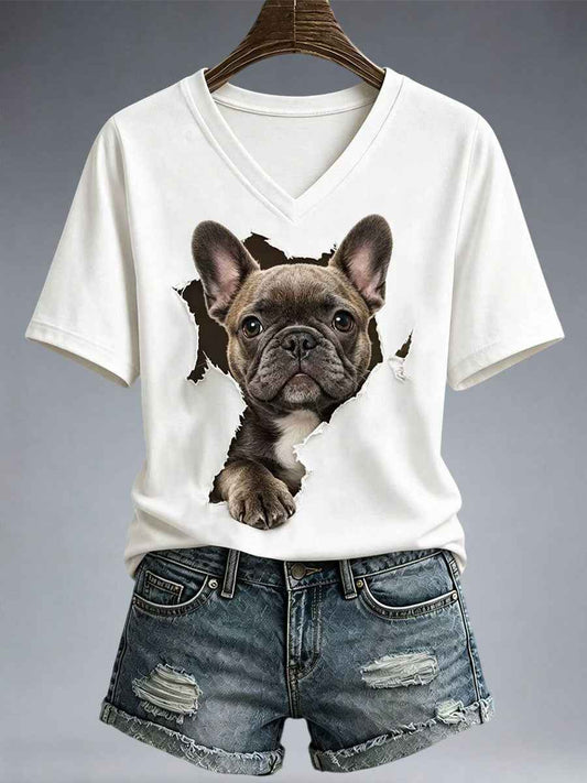 Women's Lovely French Bulldog T-Shirt